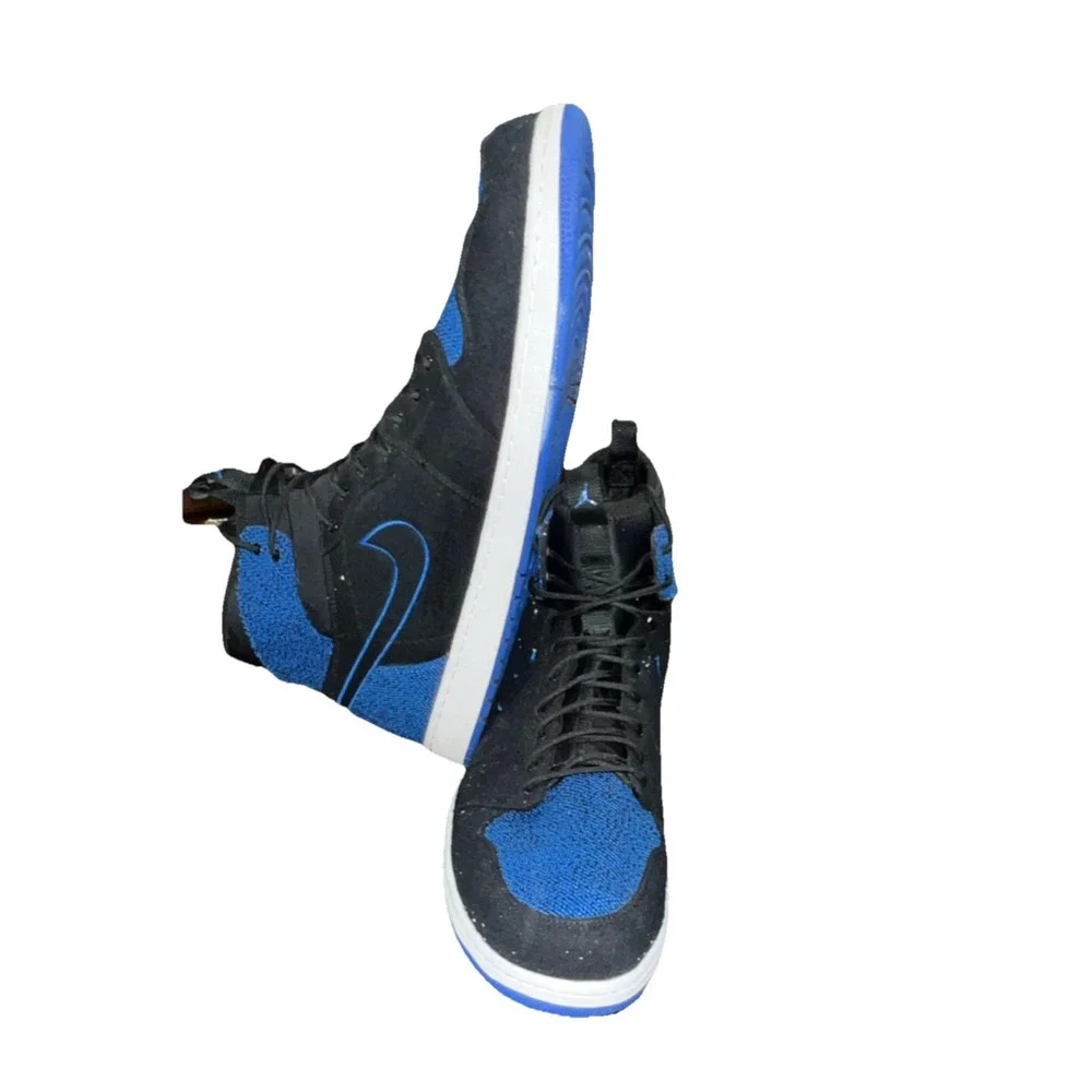 25N12/Jordan Air Jordan 1 Ultra High Royal ‎ Black Blue High Top Leather Men…